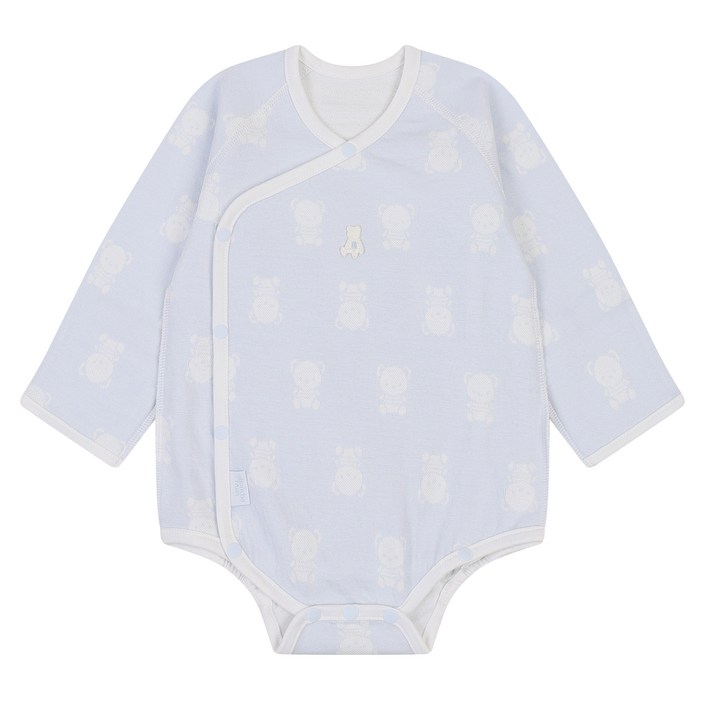 압소바 핑블베 모달 배냇슈트