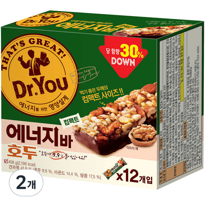 닥터유 에너지바 호두 컴팩트
