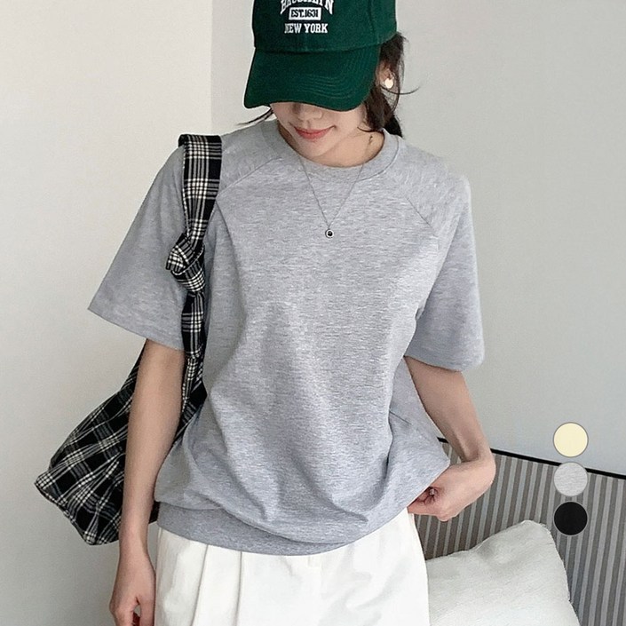 아피나르 라글란 맨투맨 반팔 스웻셔츠