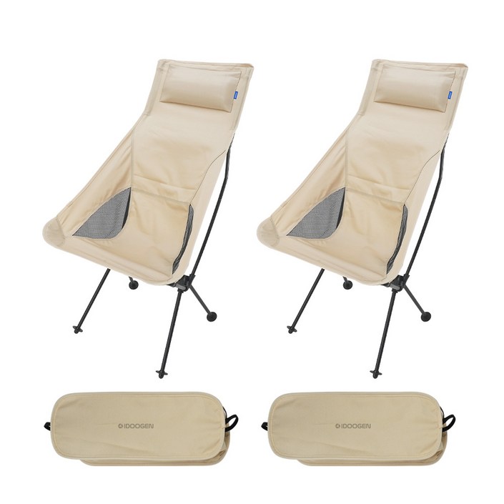 아이두젠 접이식 BBQ 캠핑 의자 경량 피크닉 체어  보관가방 세트