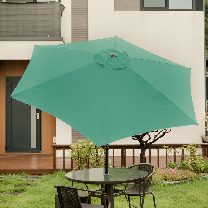 아웃네스트 반자동 각도 조절 파라솔 2500