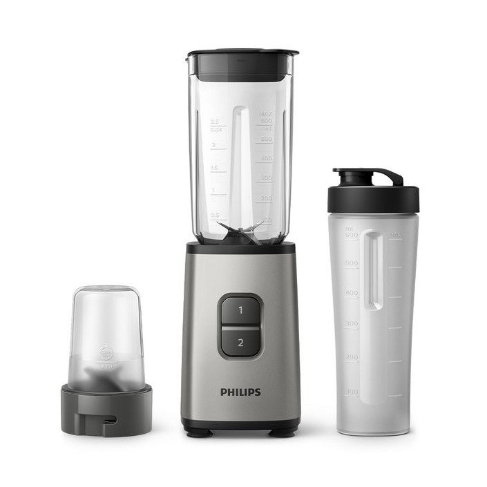 필립스 미니 블렌더 데일리 컬렉션 시리즈 텀블러다지기 구성 메탈