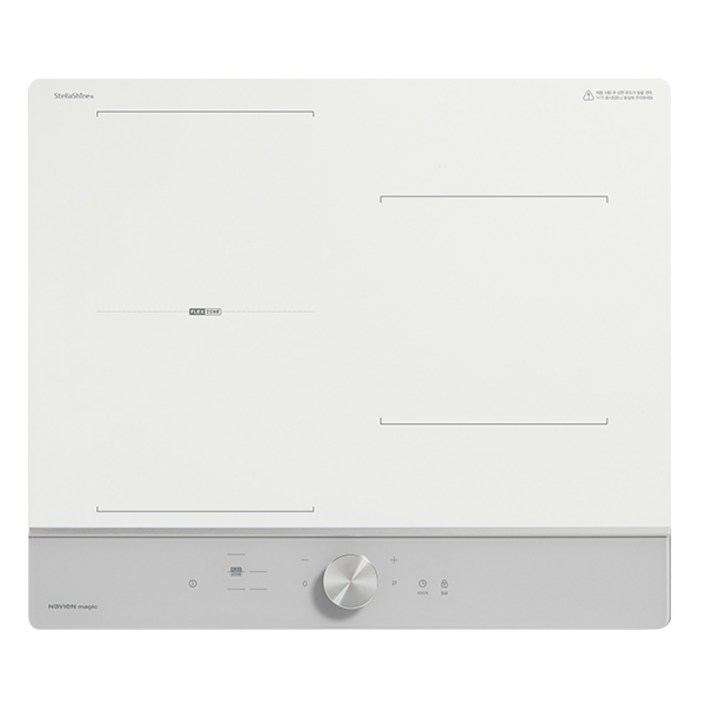 나비엔매직 인덕션 전기레인지 2분할 화이트  라이트 그레이 3구, ERI5233AF, 빌트인