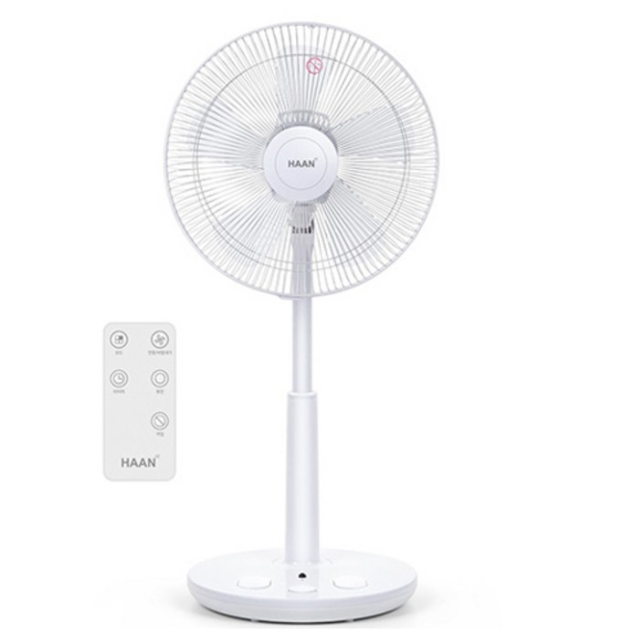한경희생활과학 초미세풍 발터치 리모컨 선풍기
