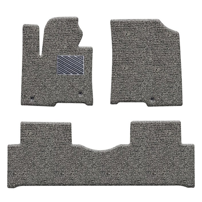 포시즌카매트 프리미엄 코일카매트 확장일체형 12열 3p