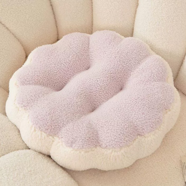 홈플로우 포근 감성 플러피 플라워 쿠션