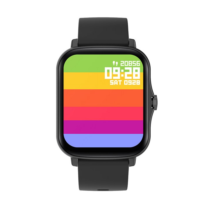 젤센 웨어러블 스마트워치5, 블랙, 4cm