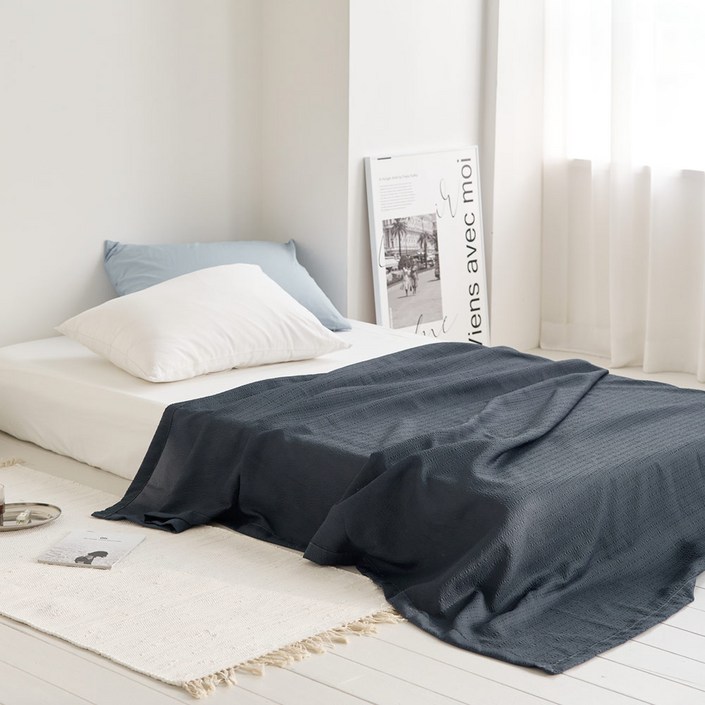 파미지오 스노우 시어서커 홑이불