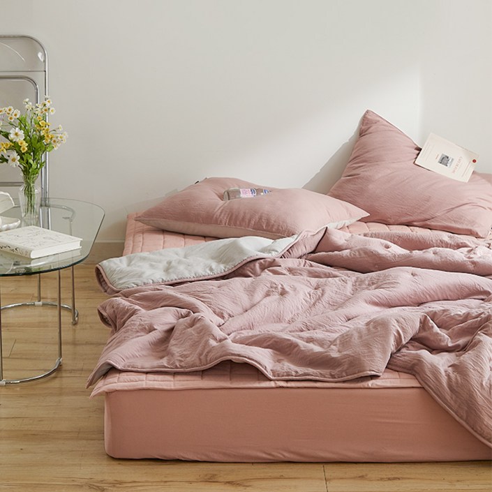 아르페지오베이직 마넷 링클워싱 자수 차렵이불