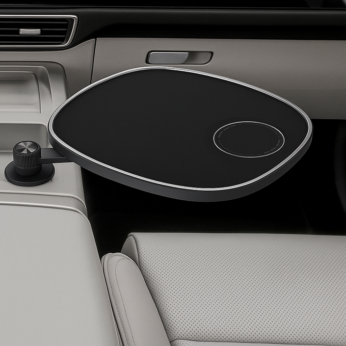 메바하트 차량용 360도 회전 멀티 테이블, 블랙(Black), 1개