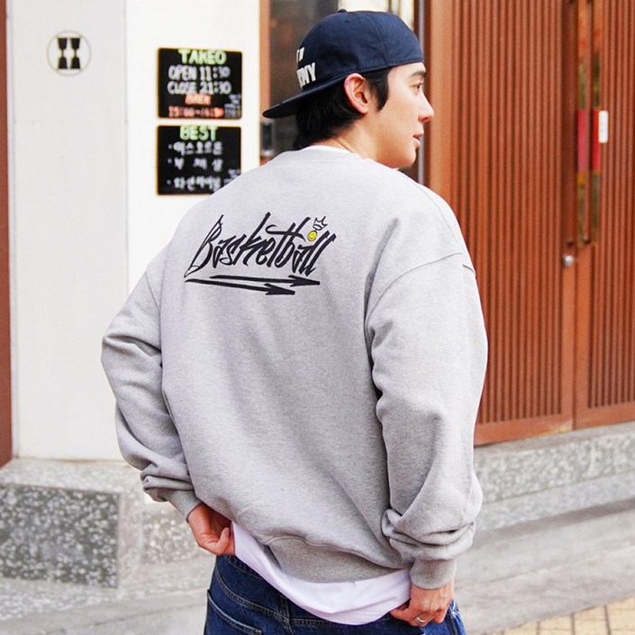 엘에이비 아크 빅 로고 맨투맨