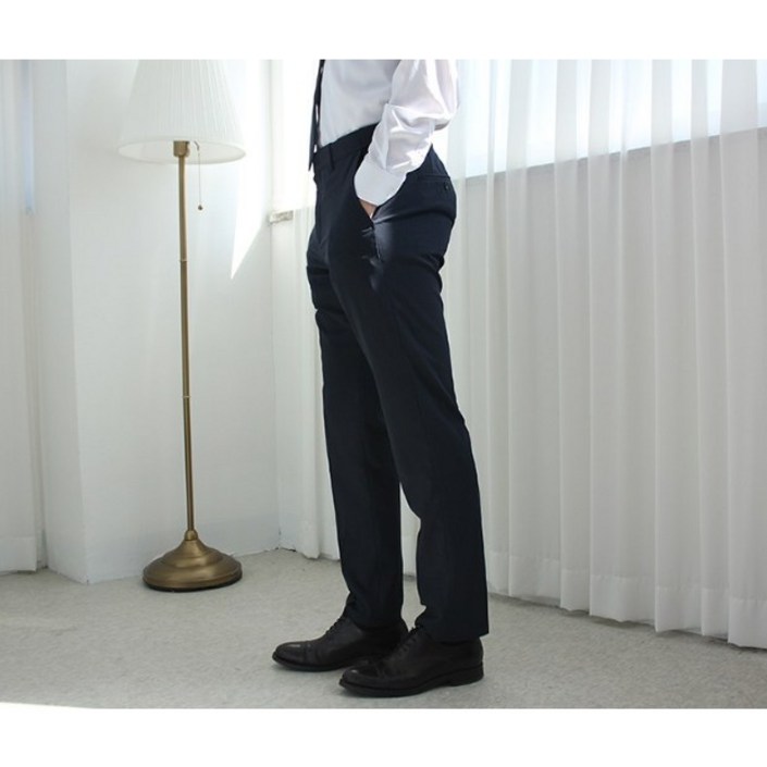 슈트슬랙스 편안한 고스판 남자 히든밴딩 슬랙스 정장바지 어슬랙스