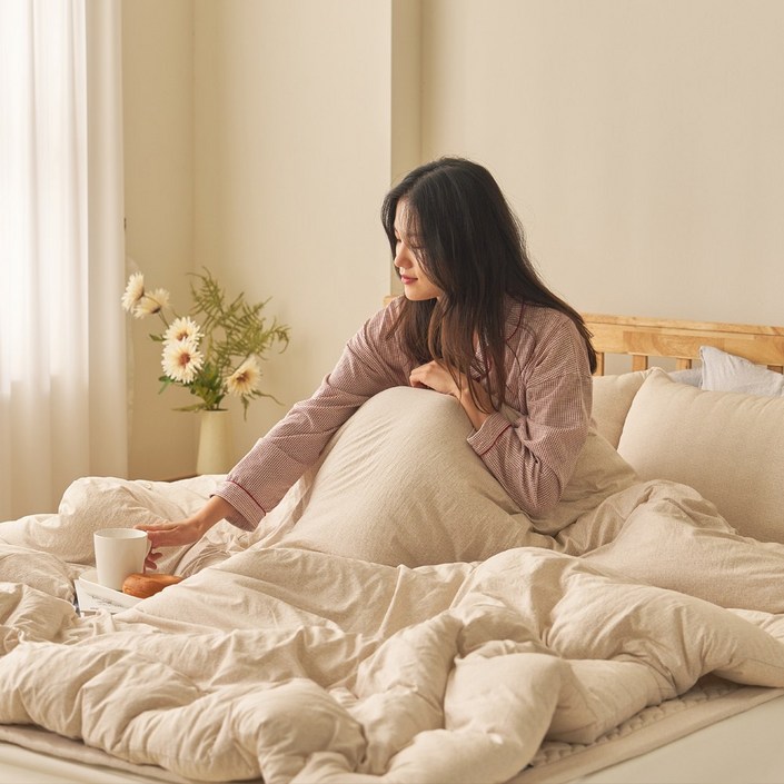 도르리 사계절 차렵이불 M2워싱 진드기방지 알러지케어