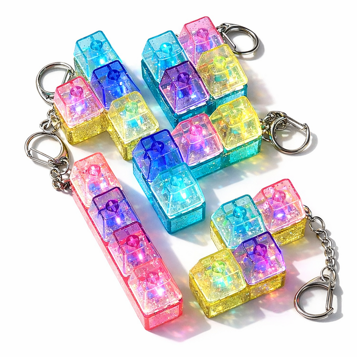 피젯 스피너 틱톡 유행 테트리스 딸깍이 키보드 키링