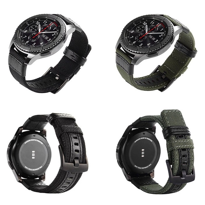 갤럭시 워치 42MM 46MM 아웃도어 가죽 시계줄 스트랩 밴드 줄질 R810R815R800R805 호환