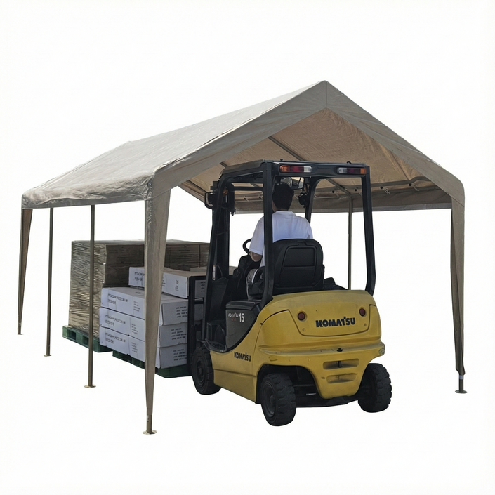 4가지사이즈 조립식 캐노피천막 쉘터천막 글램핑텐트 장박 차고지 창고 주차장 코스트코style 간이휴게실 바베큐장