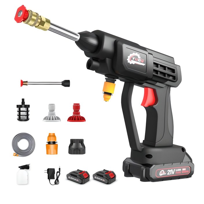 YUON 농약분무기 충전식 전동 자동 압축 고압 농약 살포기, 1개