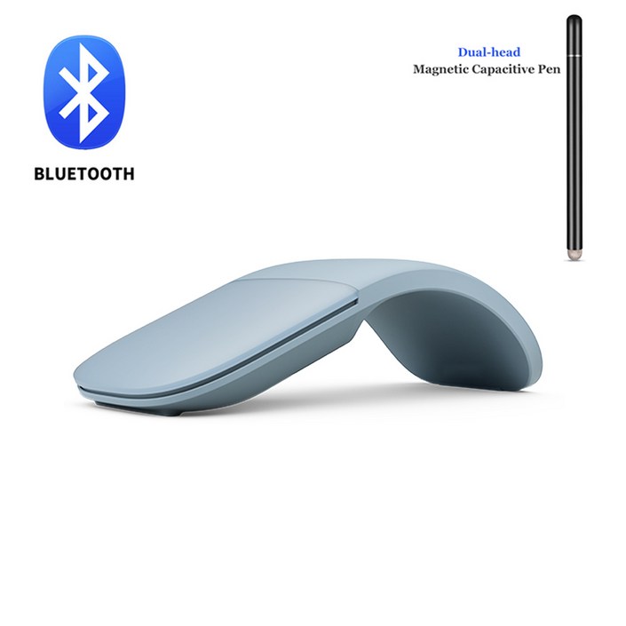 마이크로소프트 서피스용 블루투스 아크 터치 마우스 무선 인체 공학적 컴퓨터용 3D 무음 레이저 노트북 PC