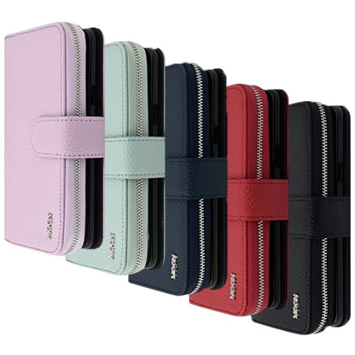 갤럭시A23 케이스 지갑 가죽 카드 수납 포켓 다이어리 플러스 더문 지퍼