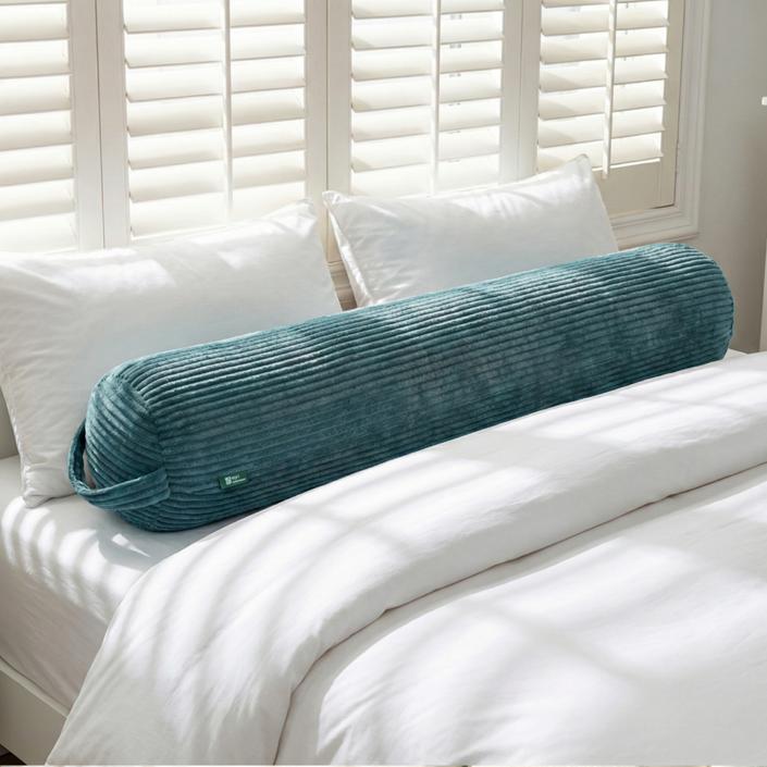 텍스스테드 클래식 롱 원형 소파 바디필로우, 블루