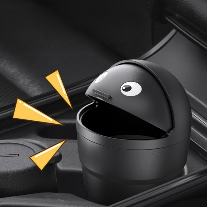 차량용 귀여운 미니 컵홀더 휴지통 쓰레기통