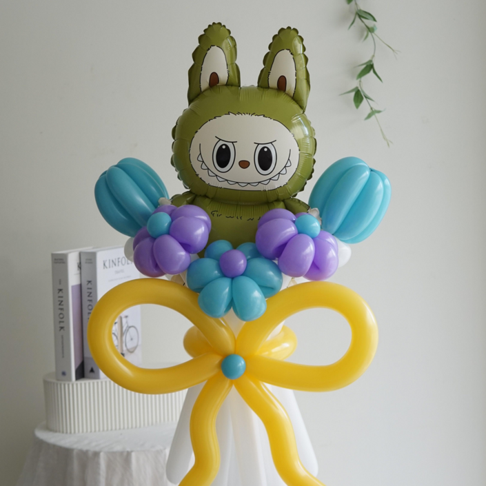 라부부 발표회 학예회 콩쿨 졸업식 풍선꽃다발 캐릭터