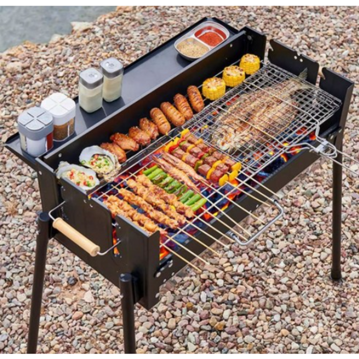 코코포레 캠핑 바베큐그릴 스탠드 접이식 대형, 1개