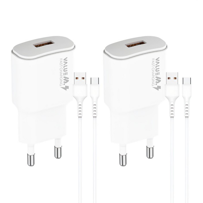 밸류엠 고속 C타입 분리형 가정용 충전기  케이블 세트