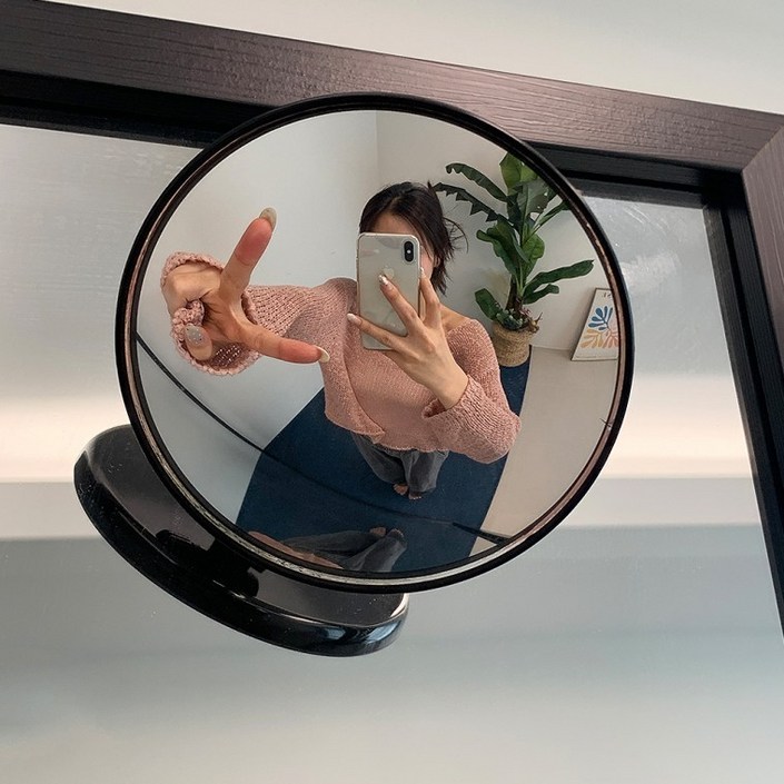 감성백볼록거울 인테리어 룸미러 미니 오목렌즈 흡착