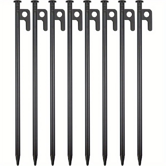 단단하게 고정되는 캠핑 텐트 말뚝 8개 세트