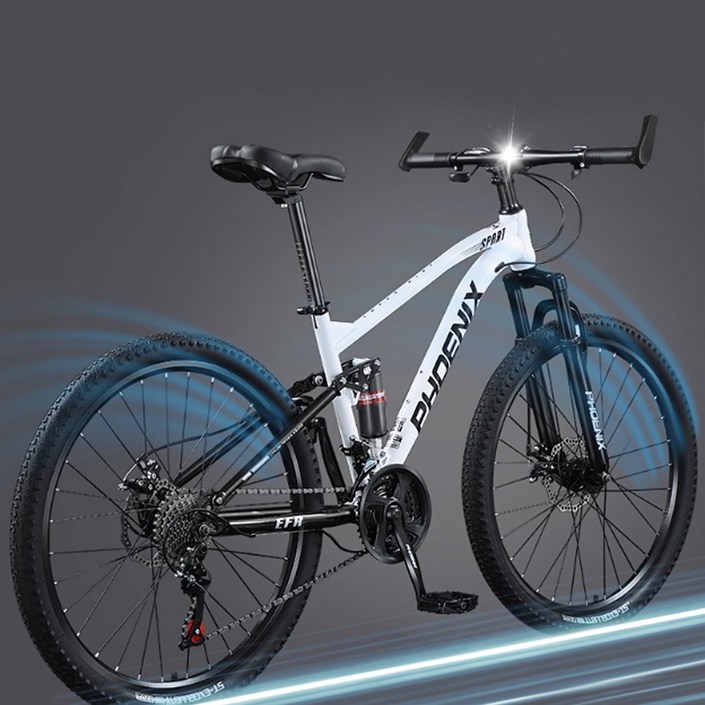 코브렉스 프리미엄 MTB 자전거 마운틴 산악 바이크 출퇴근 성인 남녀공용 오프로드, 1개, 169cm, 펄화이트27단