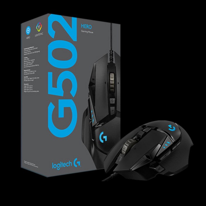 로지텍G 로지텍코리아 G502 HERO 게이밍 마우스