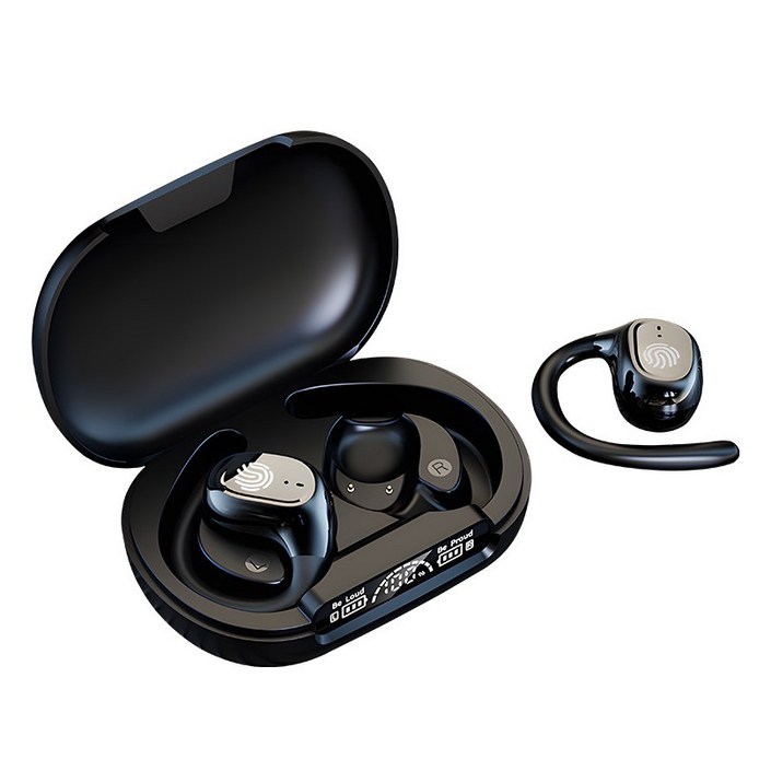귀걸이형 무선 블루투스 이어폰 C타입 오픈형 5.4 노이즈캔슬링 게이밍 이어폰
