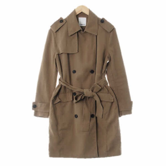 3062 톰보이 카키 워싱견장더블트렌치코트 [80-90-160]