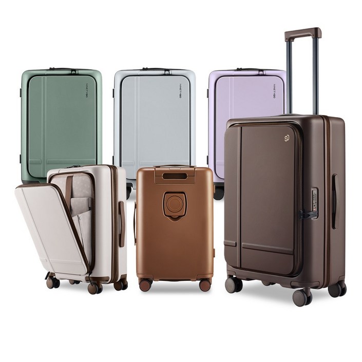 나인티고 비엔나 기내용 수화물용 확장형 전면 오픈 PC 100% 캐리어 5년보증