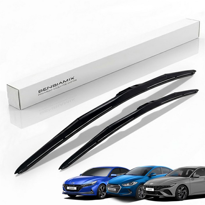 벤비아믹스 아반떼 와이퍼 에센셜 하이브리드 순정형 와이퍼 세트MD JK AD CN7 00829