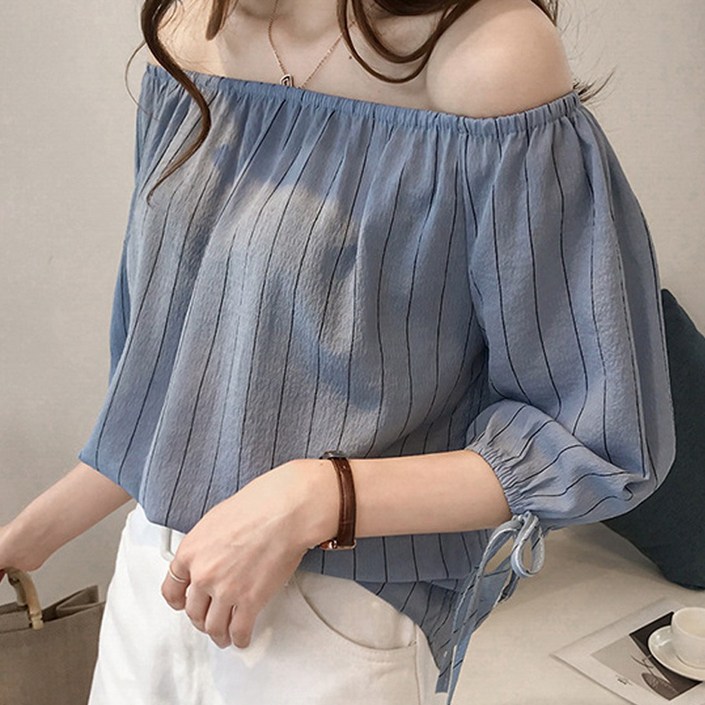 에리페 여성용 르헤인 오프숄더 블라우스