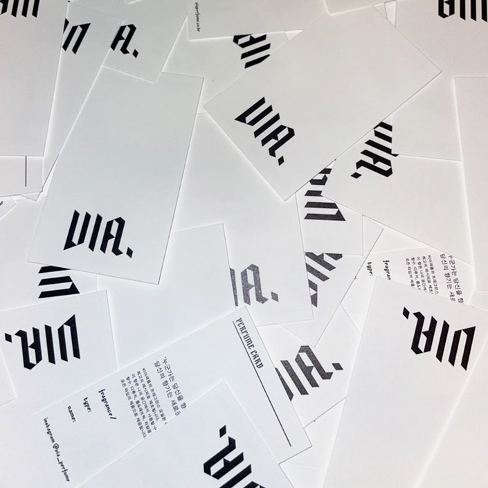 탐 다오 니치향수 시향지 비아퍼퓸