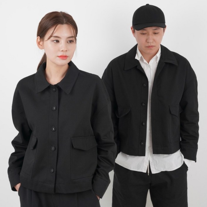 간절기 여성 오버핏 검정 자켓