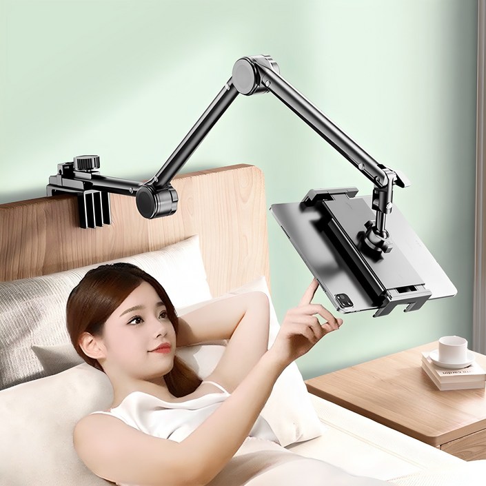 스톤케이스 4세대 침대 아이패드 태블릿 핸드폰 거치대, 블랙, 1개 스톤케이스 4세대 침대 아이패드 태블릿 핸드폰 거치대, 블랙, 1개