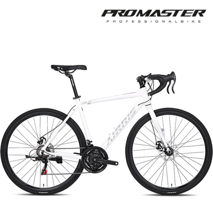 2025 프로마스터 로드자전거 에어리스R2.1D 700C 시마노21단 디스크브레이크, 1개, 164cm, 500 화이트