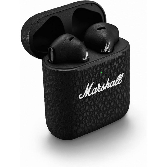 Marshall  마샬 마이너 III 무선 인이어 블루투스 무선헤드폰 배터리 25시간 무선충전 블랙