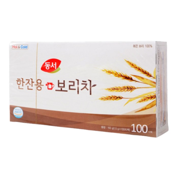 동서 한잔용 보리차 100티백, 1.5g, 100개입, 1개