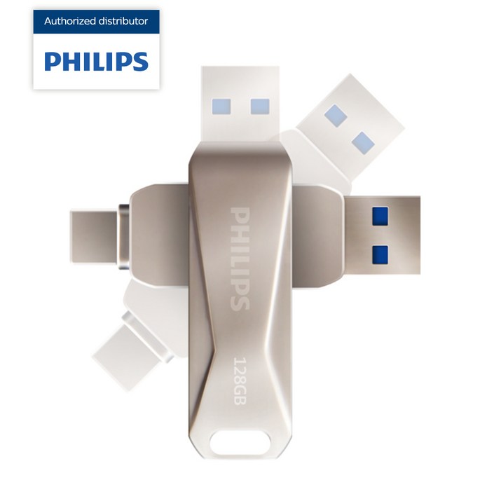 필립스 메탈 USB메모리 SNAP C타입 OTG USB 3.0, 64GB