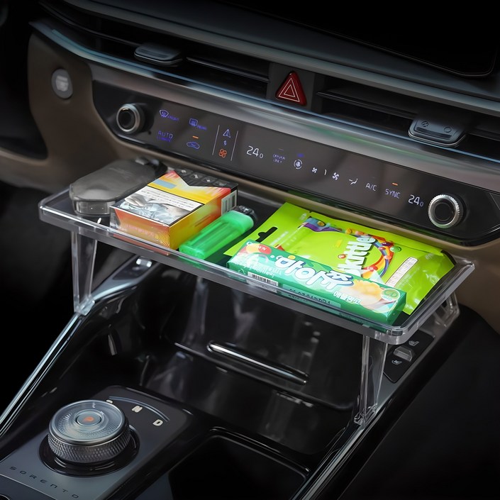 크레이지몬스터 더 뉴 쏘렌토 MQ4 페이스리프트 무중력 테이블, 투명1P, 1개