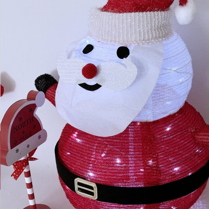 아리조명 포토존 캐릭터 조형물 인형 크리스마스 인테리어 장식 60cm 대형 입체 조명