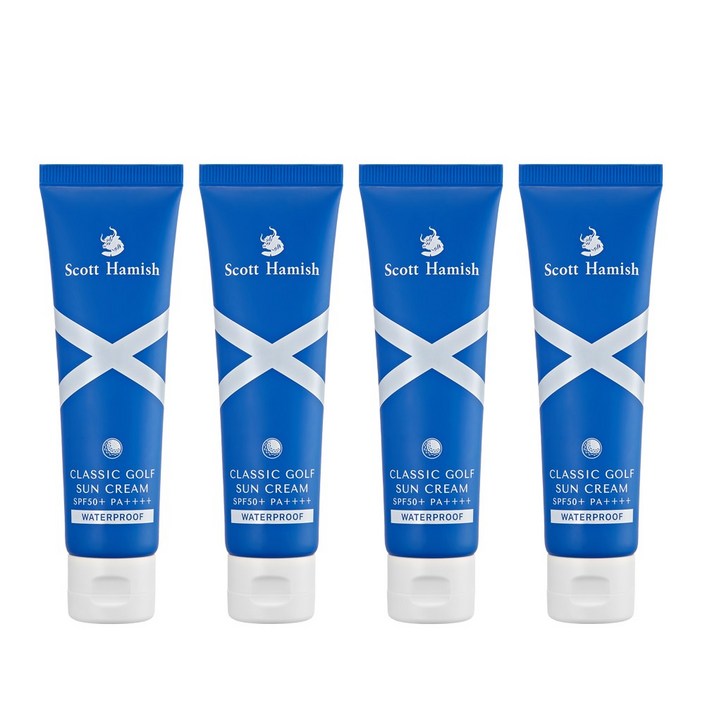 스콧해미쉬 클래식 골프 선크림 SPF50PA 40ml, 4개