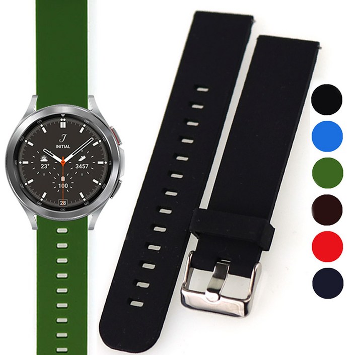 갤럭시워치4클래식46mm 호환밴드 컬러 우레탄 스트랩