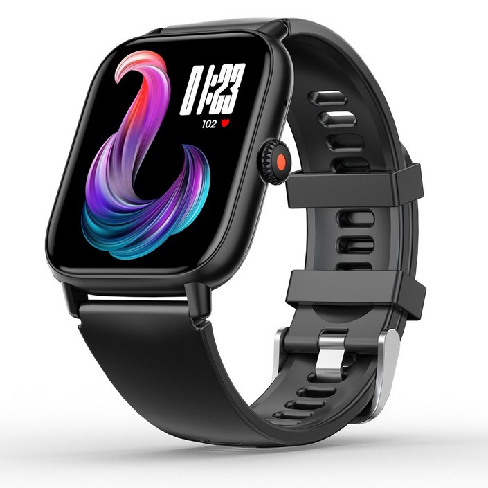 와피크 블루투스 통화 스마트워치 Z8 고화질 1.91인치, 블랙, 4.8cm, GPS  블루투스