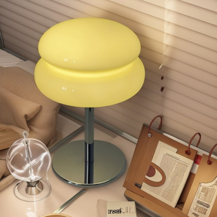 에이무드 모던 미드센츄리 LED 조명, 크림 옐로우